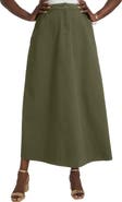 Jessica London Denim Inset Maxi Skirt