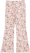Sweet Wink Berry Floral Flare Legging
