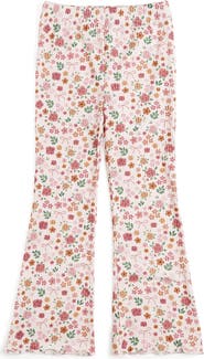 Sweet Wink Berry Floral Flare Legging