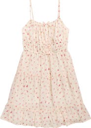 Walking on Sunshine Kids' Floral Tiered Sundress