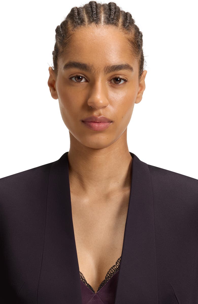 BOSS Jia One-Button Blazer, Alternate, color, Dark Carmine