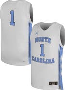 Jordan Brand Youth Jordan Brand #1 White North Carolina Tar Heels Replica Basketball Jersey