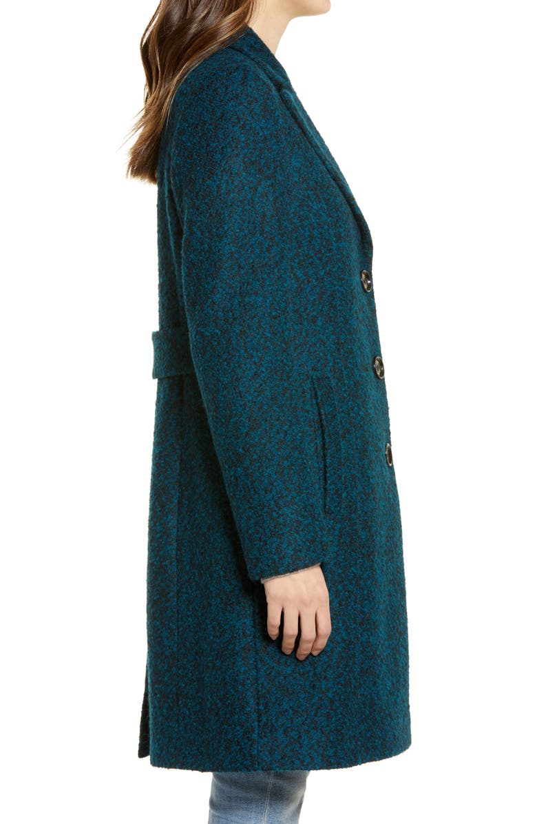 Sam Edelman Notched Lapel Reefer Coat, Alternate, color,