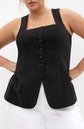 City Chic Jaz Peplum Vest