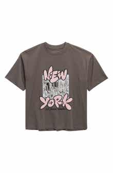 DENIM AND FLOWER Kids' New York Graphic T-Shirt