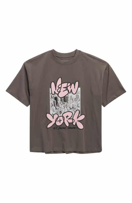 DENIM AND FLOWER Kids' New York Graphic T-Shirt