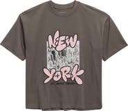 DENIM AND FLOWER Kids' New York Graphic T-Shirt