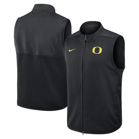 Men's Nike Black Oregon Ducks Primetime Victory Performance Full-Zip Vest