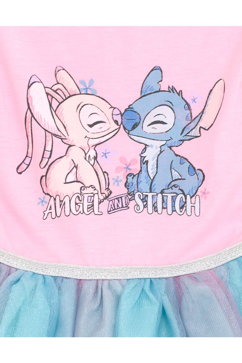 Lion King Tulle Tutu Dress, Alternate, color, Pink Angel Stitch