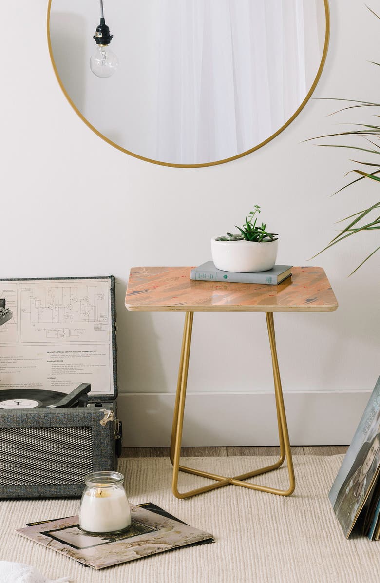 Deny Designs Iveta Abolina Happy Friday Side Table, Alternate, color,