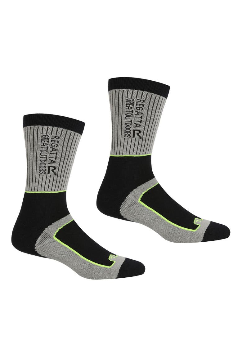 Samaris 2 Season Socks, Main, color, Dark Steel and Electric Lime
