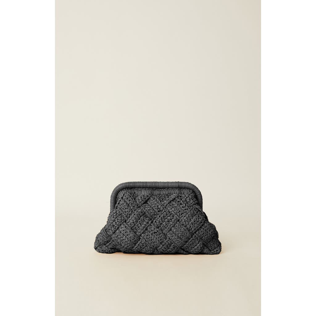 Btb Los Angeles Gigi Framed Clutch In Black