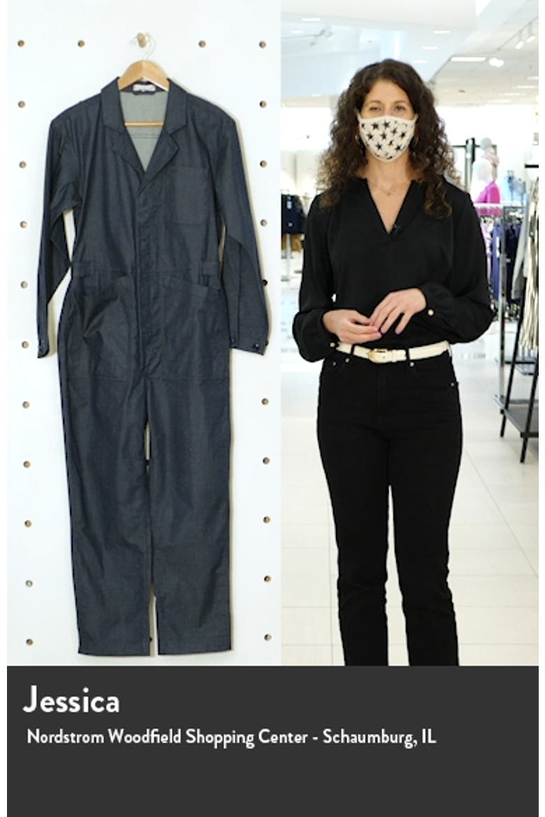 Long Sleeve Chambray Jumpsuit video
