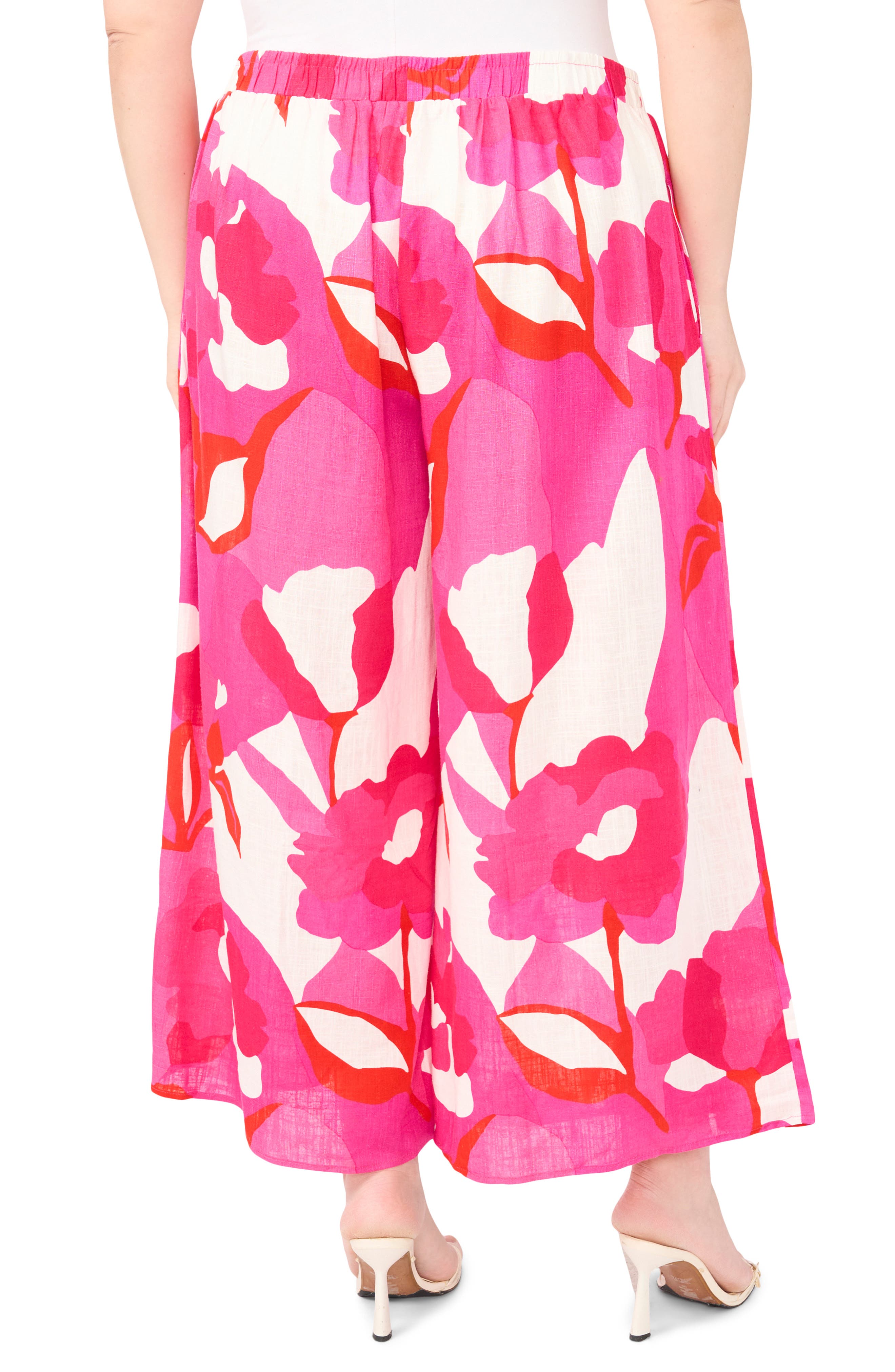 Floral Print Drawstring Pants - image 2