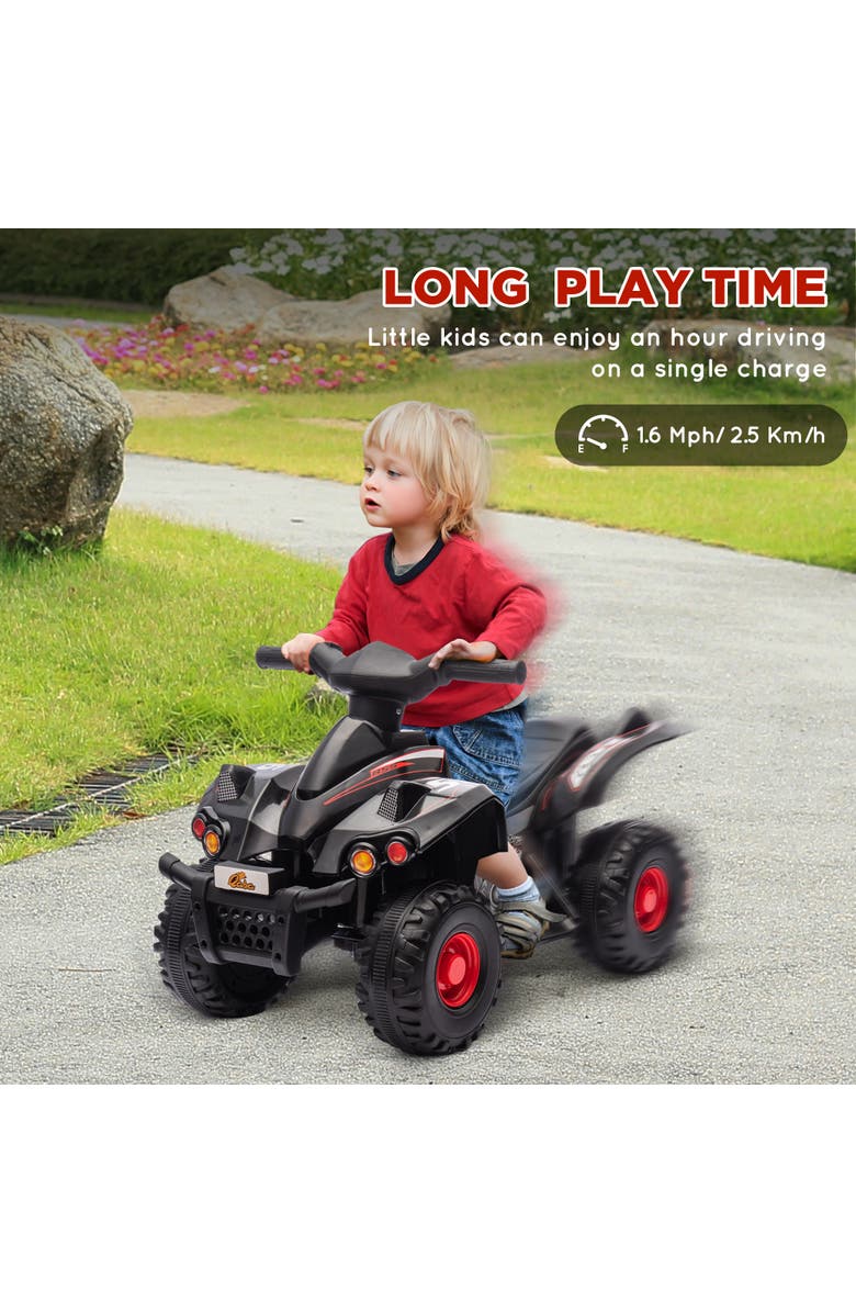 Qaba 12V Electric Go Kart with Forward Backward Drive, Adjustable Speed, Alternate, color, 