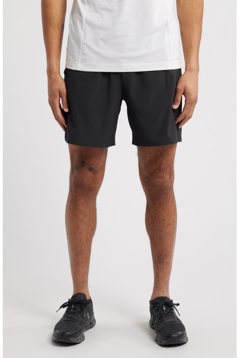 Relay Training Shorts, Main, color, BLACK CAVIAR
