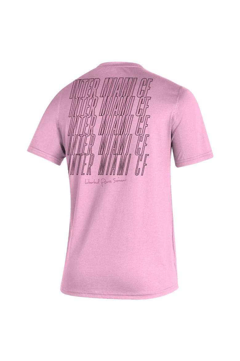 Men's Inter Miami CF Pink adidas Creator Club T-Shirt, Alternate, color, Pink