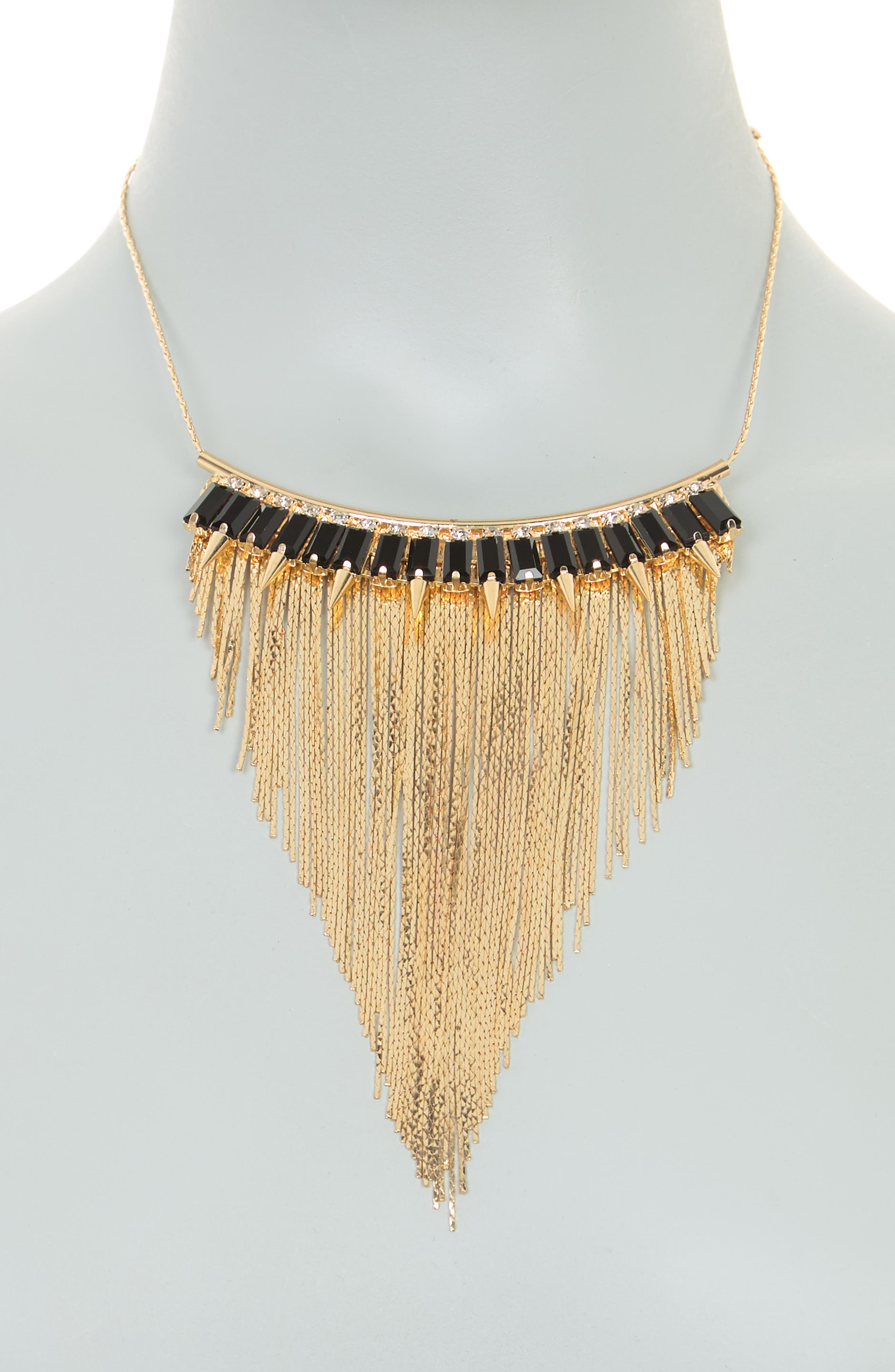 NATASHA Crystal Fringe Statement Necklace (Women) | Nordstromrack
