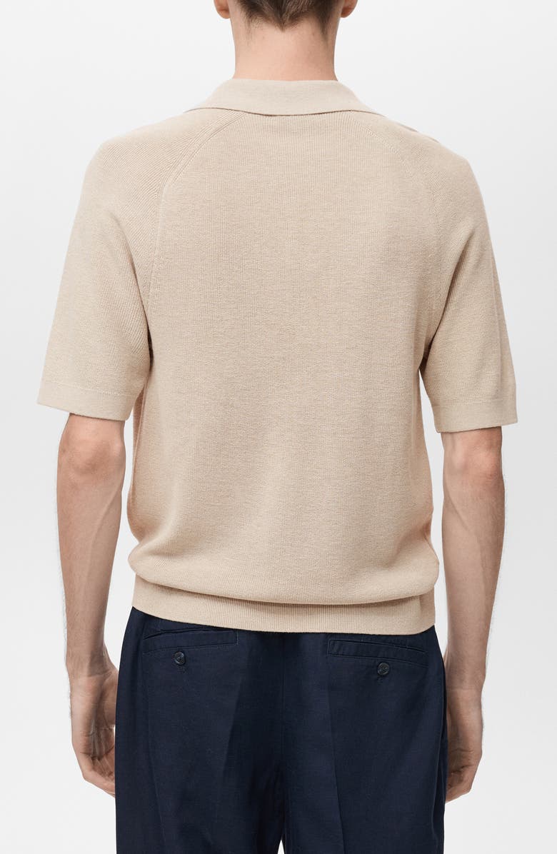 MANGO Johnny Collar Polo Sweater, Alternate, color,
