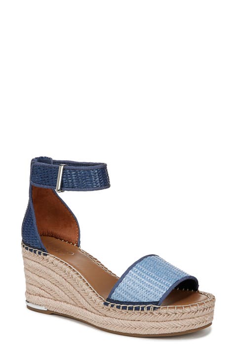 Clemens Ankle Strap Wedge Sandal (Women)