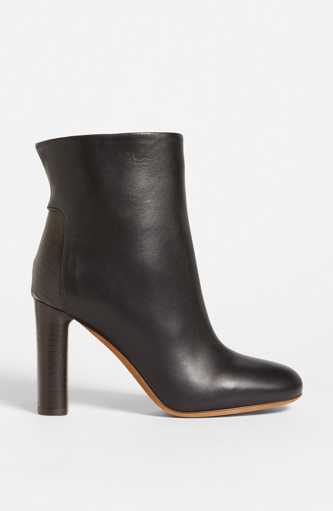 'Paige' Bootie, Alternate, color, BLACK/ BLACK