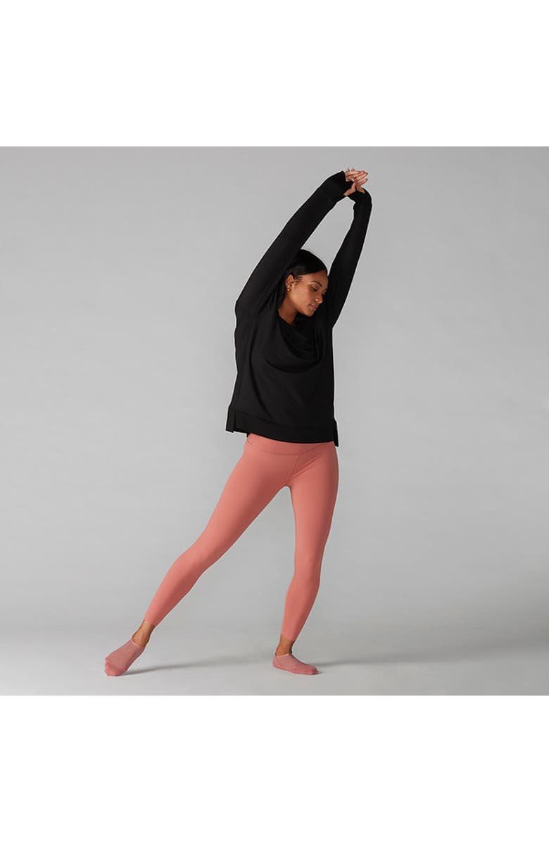 Tavi Cozy Sweatshirt, Alternate, color, Ebony