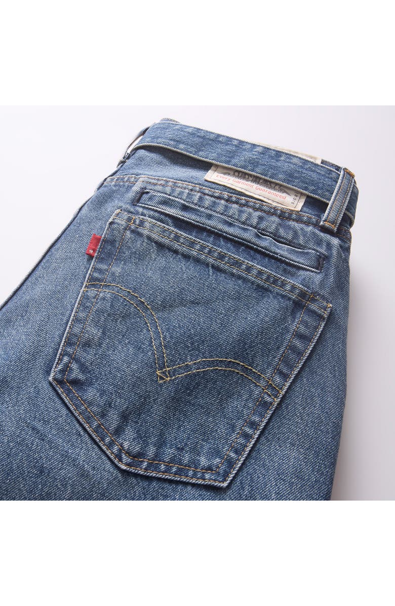 Sacai Gender Inclusive Levi's<sup>®</sup> Belted Wide Leg Jeans, Alternate, color, 