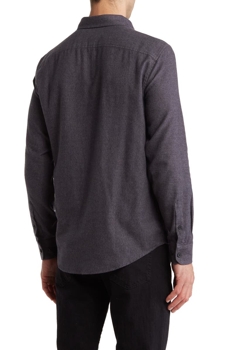 Original Penguin Jasper Chest Flap Pocket Flannel Shirt, Alternate, color, 