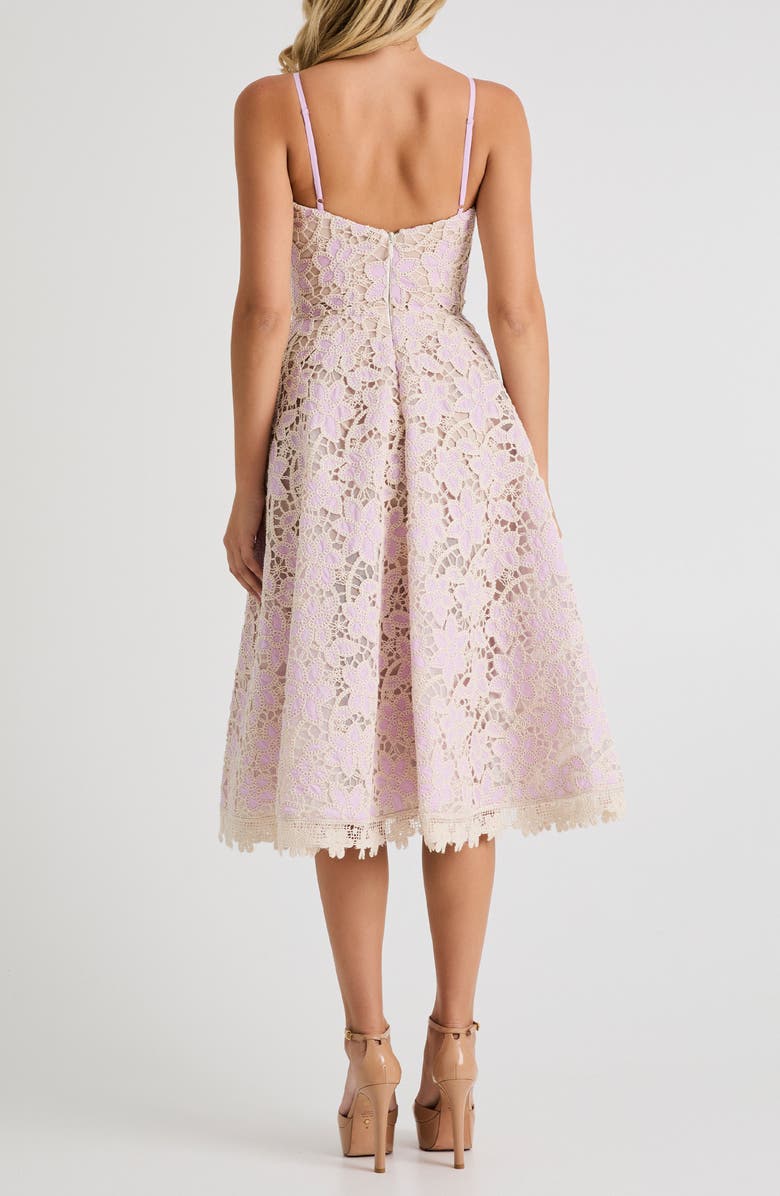 HELSI Amelia Floral Lace Dress, Alternate, color, Lilac/ Ivory