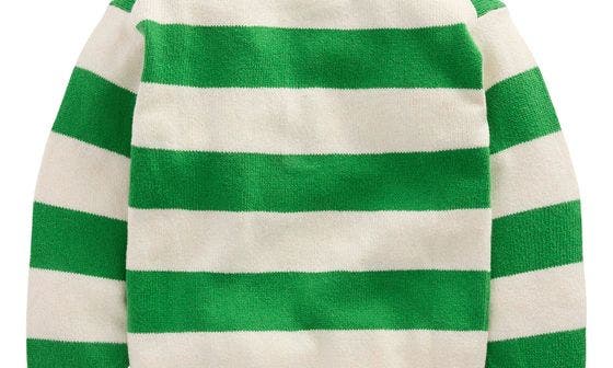 Mini Boden Kids' Stripe Rugby Sweater — фото 5