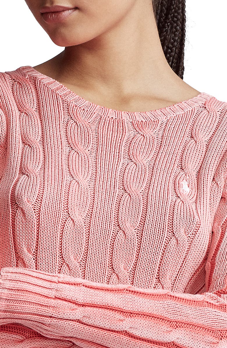 Polo Ralph Lauren Cable Knit Sweater, Alternate, color, 
