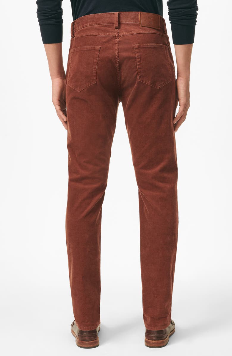 Brooks Brothers Slim Fit Five Pocket Stretch Cotton Corduroy Pants, Alternate, color, 