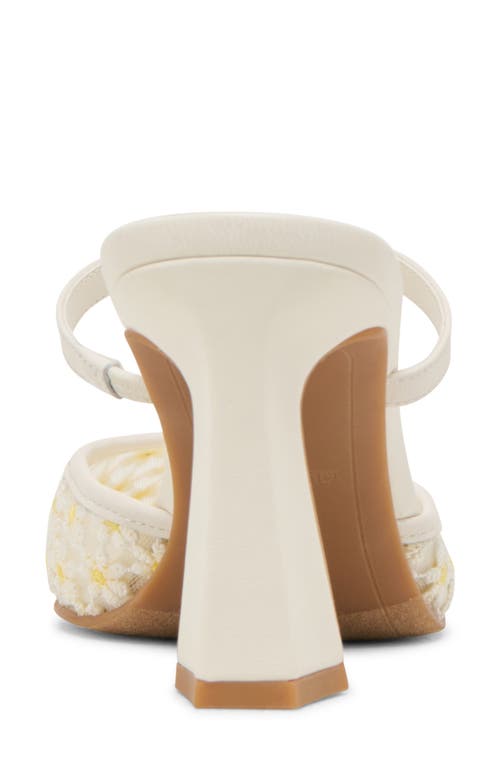 Dolce Vita Nerise Pump In White/yellow Floral Mesh