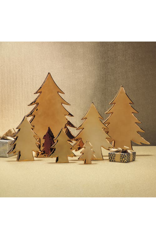 Zodax Teton Metallic Ceramic Tree Sculpture In Gold