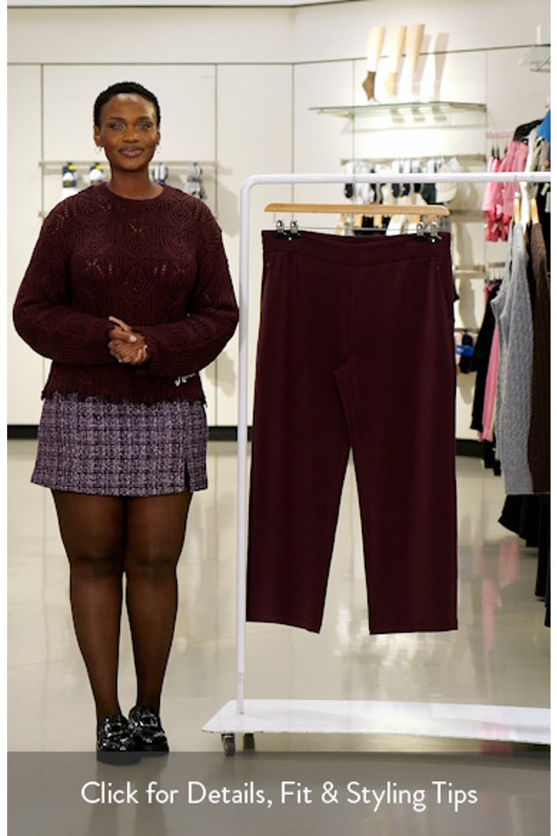 Cozy Luxe High Waist Straight Leg Pants video