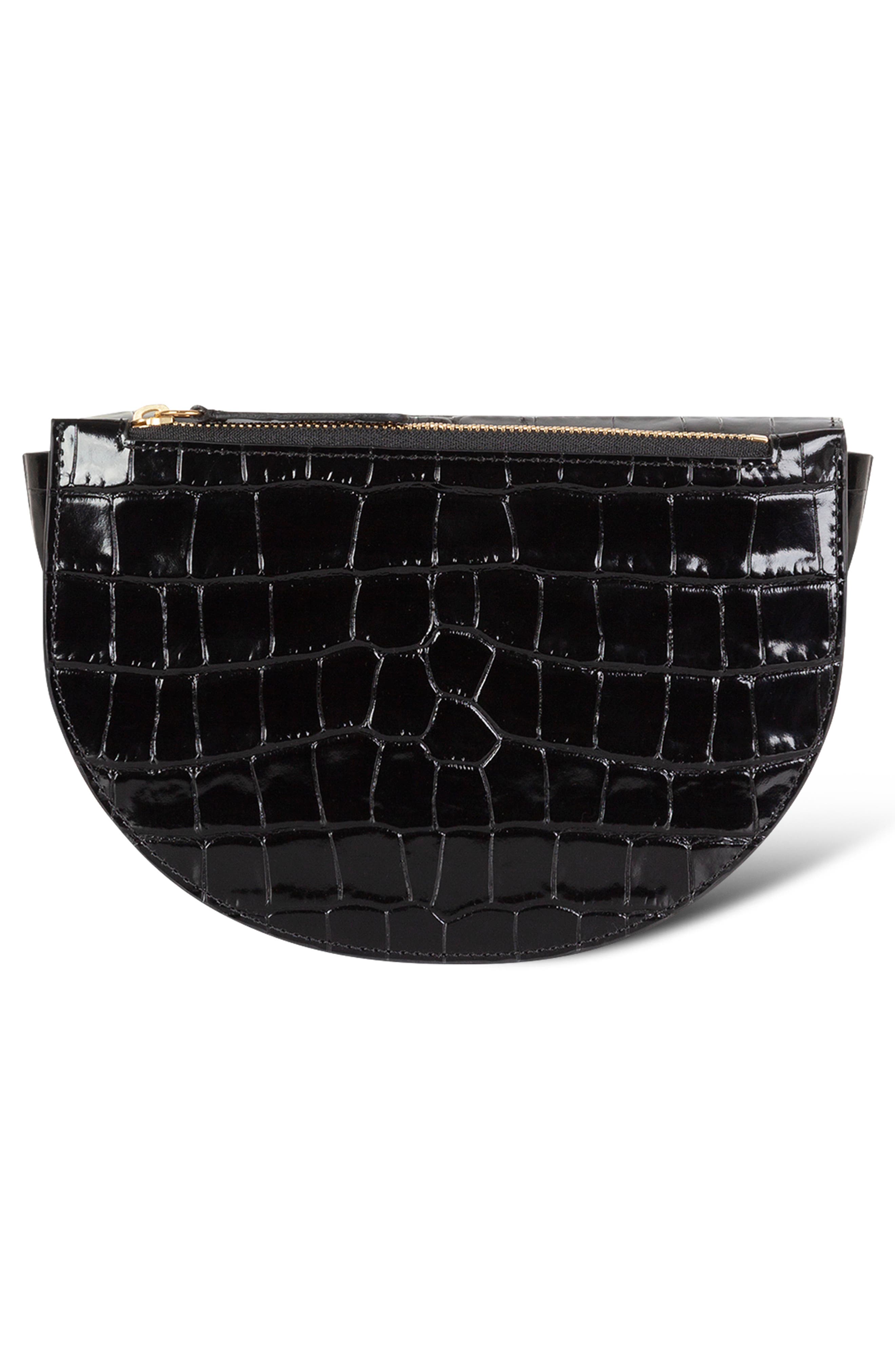 Wandler Anna Calfskin Leather Belt Bag, Alternate, color, 