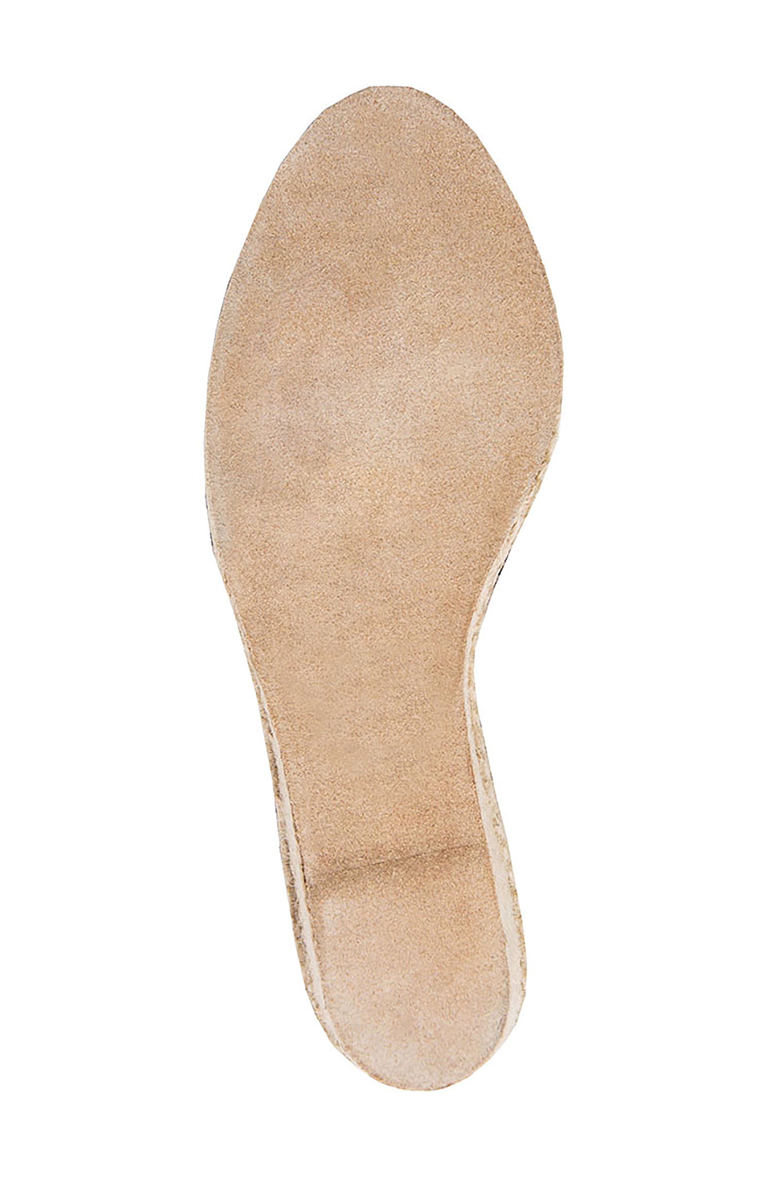Anouka Espadrille Wedge Sandal, Alternate, color, BLACK/ BEIGE
