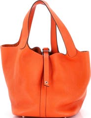 Pre-Owned Hermes Picotin Lock Bag Clemence MM