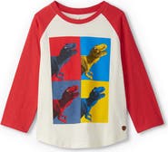 Hatley Kids' Dinosaur Colorblock Cotton Graphic T-Shirt