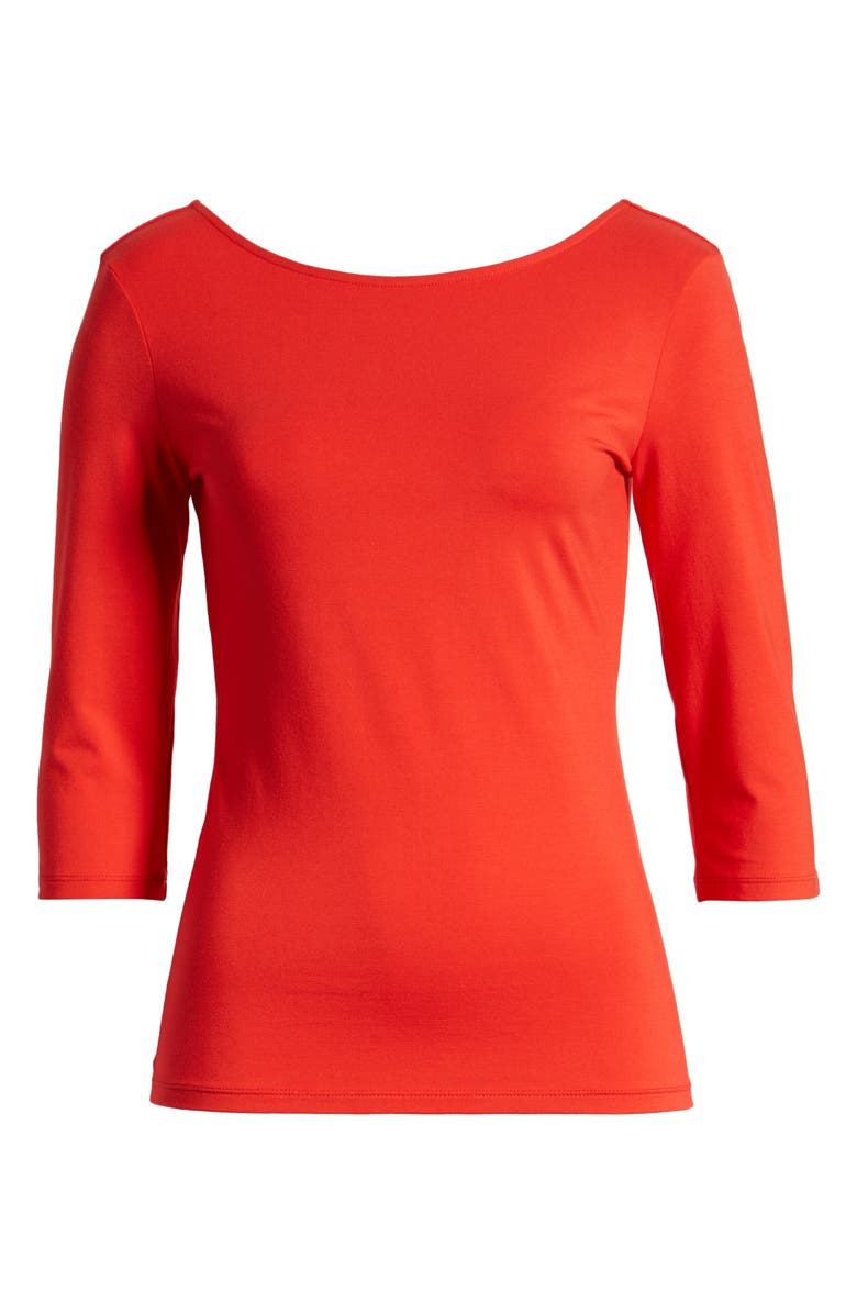 Halogen<sup>®</sup> Scoop Back Knit Top, Alternate, color, 