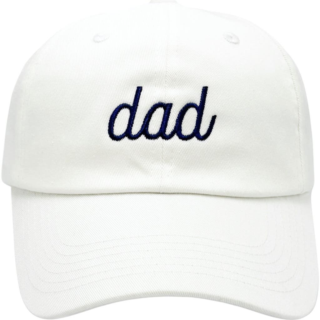 Bits & Bows Dad Adult Baseball Hat In Gray