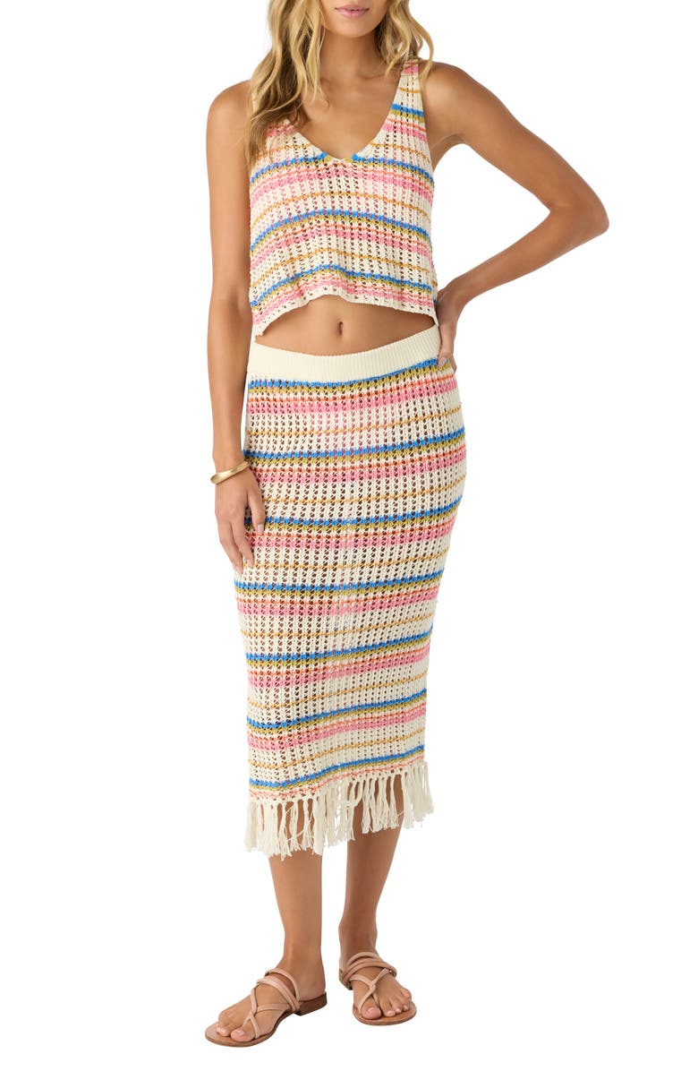 O'Neill Ryan Open Stitch Cover-Up Tank, Alternate, color, 