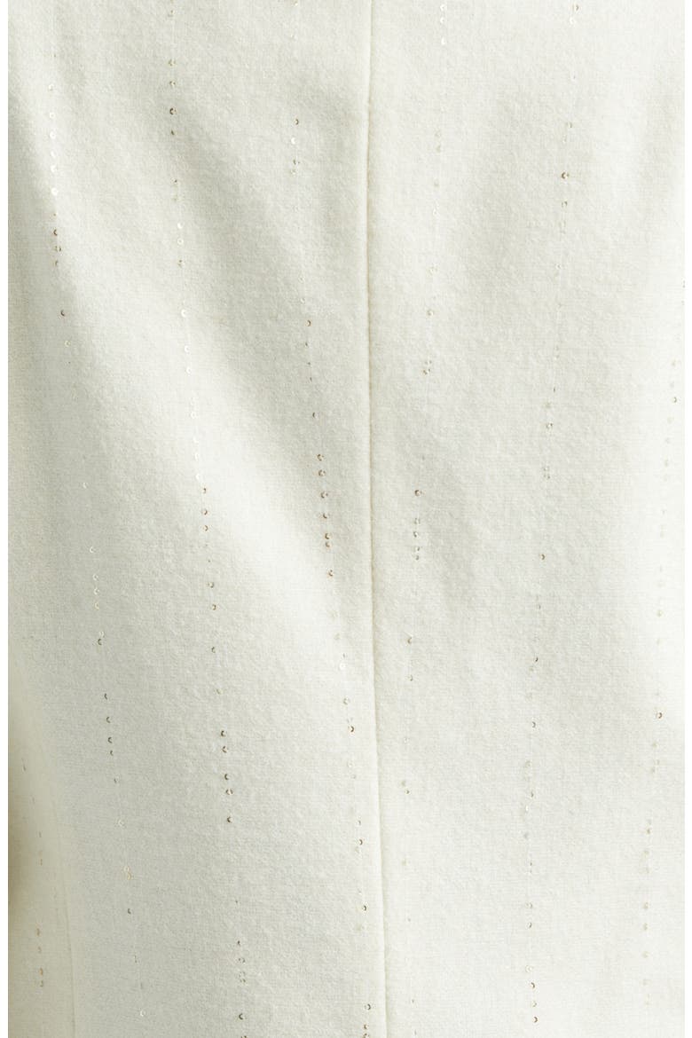 Sequin Detail Alpaca Blend Blazer, Alternate, color, CREAM