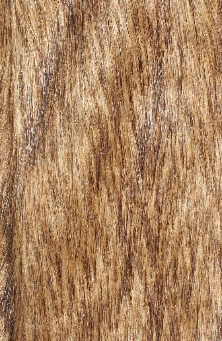 Hinge Faux Fur Vest, Alternate, color,