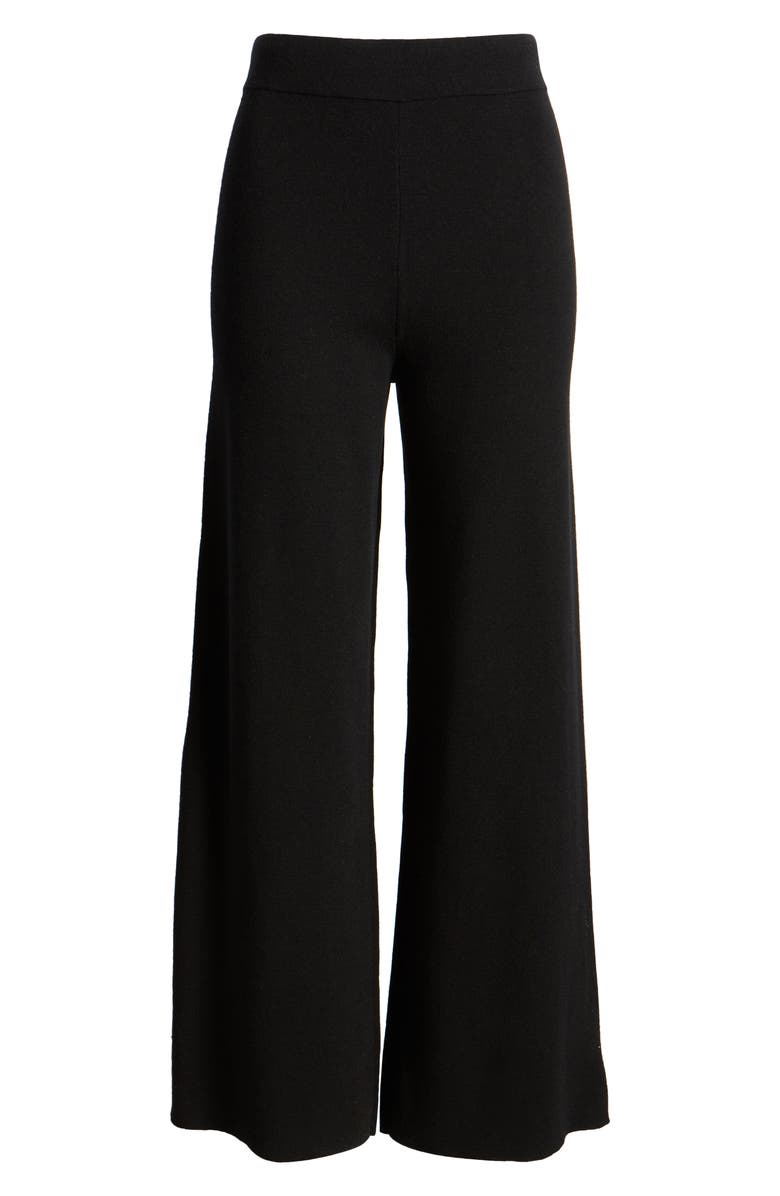 Rails Krista Knit Wide Leg Pants, Alternate, color, Black