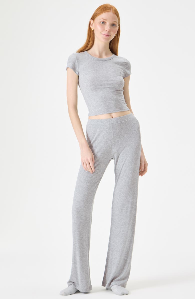Florence by Mills Flare Pants, Alternate, color, Heather Grey