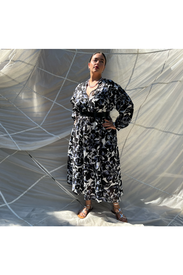 Denni Weekend Dress, Alternate, color, Painted floral
