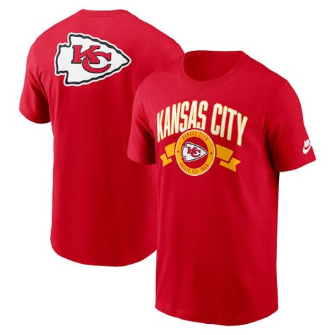 Men's Nike Red Kansas City Chiefs Rewind Front and Back Hit Essential T-Shirt