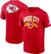 Nike Men's Nike Red Kansas City Chiefs Rewind Front and Back Hit Essential T-Shirt