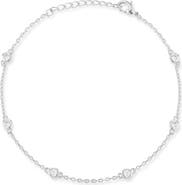 GLAZE JEWELRY Cubic Zirconia Station Bracelet